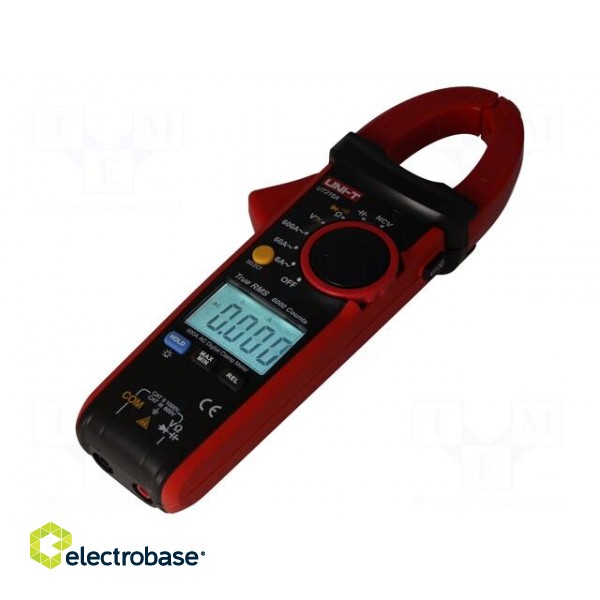 AC digital clamp meter | Øcable: 30mm | LCD (6000),with a backlit image 5