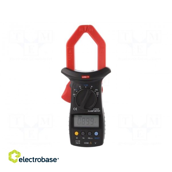 AC digital clamp meter | Øcable: 40mm | LCD (3999),with a backlit paveikslėlis 1
