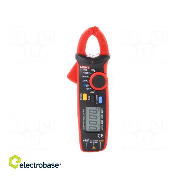 AC/DC digital clamp meter | Øcable: 17mm | I DC: 2/20/100A image 1