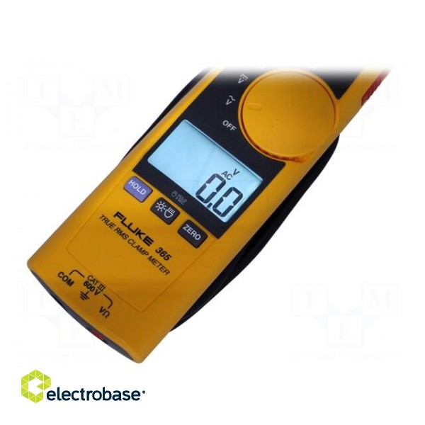 AC/DC digital clamp meter | Øcable: 18mm | LCD,with a backlit image 3