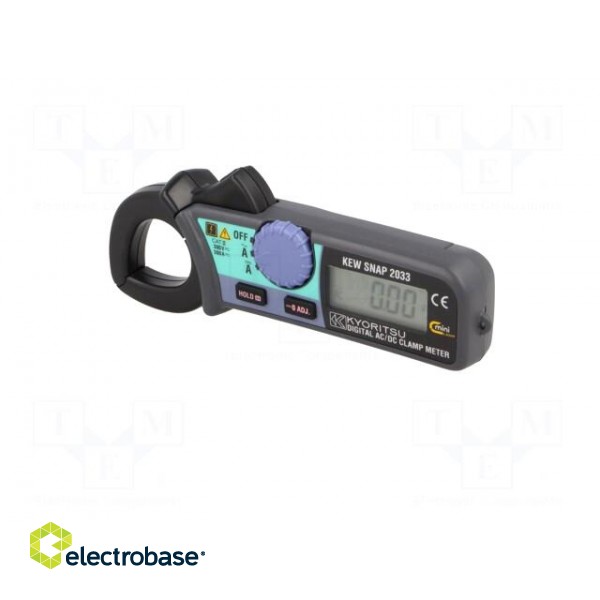 Meter: ammeter | digital,pincers type | Øcable: 24mm | LCD | (3999) image 5