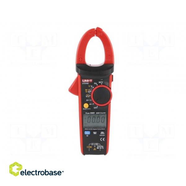 AC/DC digital clamp meter | Øcable: 30mm | I DC: 60/600A | True RMS image 8