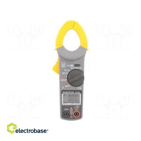 Meter: multifunction | digital,pincers type | Øcable: 30mm | LCD image 1