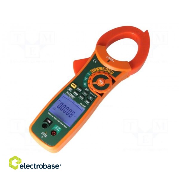 AC/DC digital clamp meter | Øcable: 50mm | I DC: 400/1500A image 4
