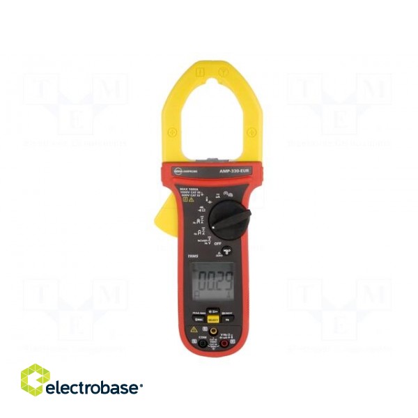 AC/DC digital clamp meter | Øcable: 51mm | I DC: 0÷1000A | True RMS image 1