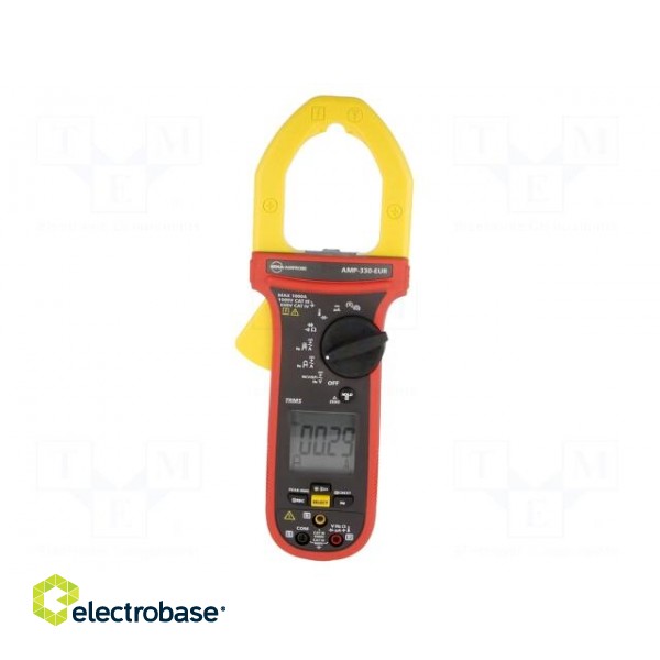 AC/DC digital clamp meter | Øcable: 51mm | I DC: 0÷1000A | True RMS image 5