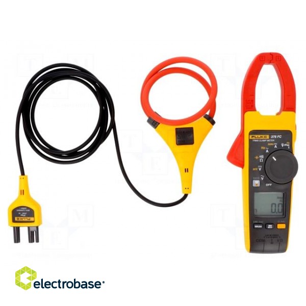 AC/DC digital clamp meter | Øcable: 34mm | LCD,with a backlit image 1