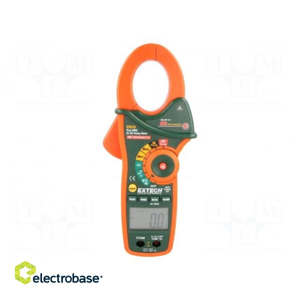 AC/DC digital clamp meter | Øcable: 43mm | I DC: 0,1÷400/1000A image 1