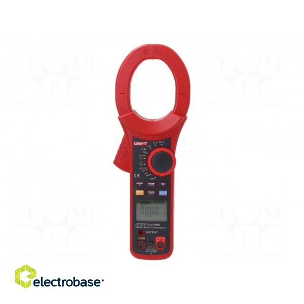 AC/DC digital clamp meter | Øcable: 63mm | I DC: 600/2500A | 10÷90% image 1