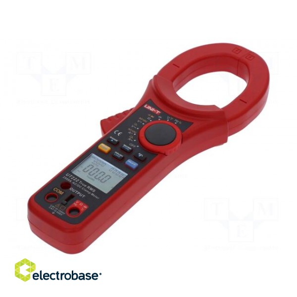 AC/DC digital clamp meter | Øcable: 63mm | I DC: 600/2500A | 10÷90% image 3
