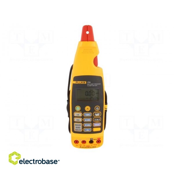 Current loop clamp meter | LCD,with a backlit | VDC: 0÷30V | IP40 image 1
