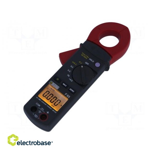 Meter: leakage current | pincers type | LCD | (10000) | VDC: 600V | IP30 фото 4