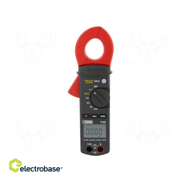Meter: leakage current | pincers type | LCD | (10000) | VDC: 600V | IP30 image 1