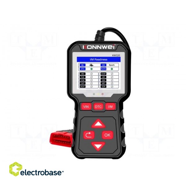 Meter: OBD diagnostic | LCD | user's manual,USB cable | OBD | 8÷18VDC фото 4