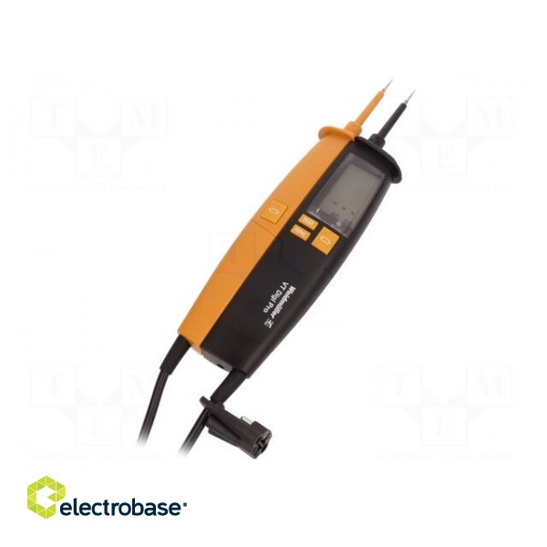 Tester: electrical | LCD | VAC: 1÷1000V | VDC: 1÷1000V | IP65 | batteries image 1
