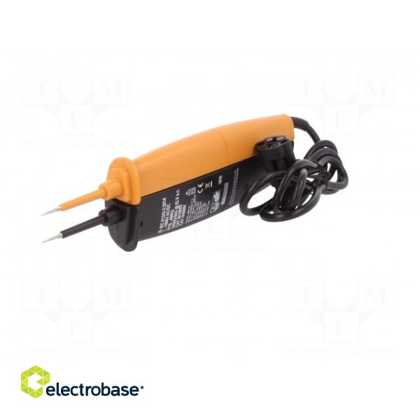 Tester: electrical | LCD | VAC: 1÷1000V | VDC: 1÷1000V | IP65 | batteries image 9