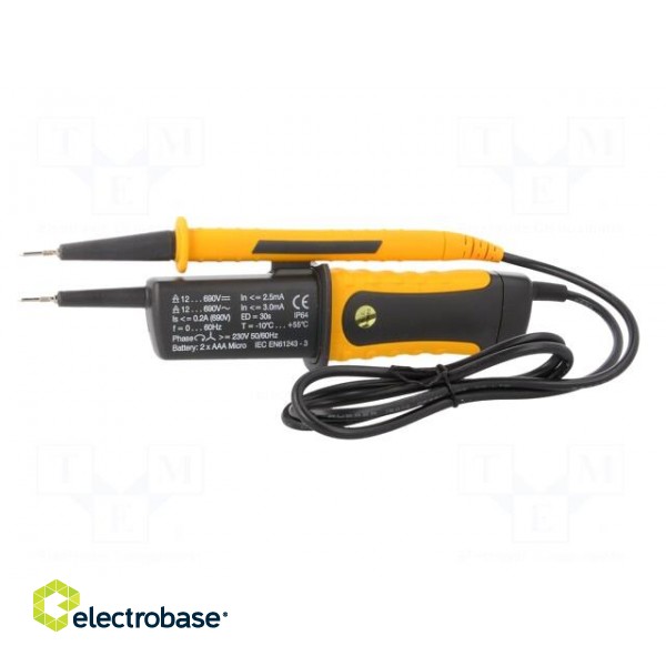 Tester: electrical | LED bargraph indicating 7 voltage levels image 7