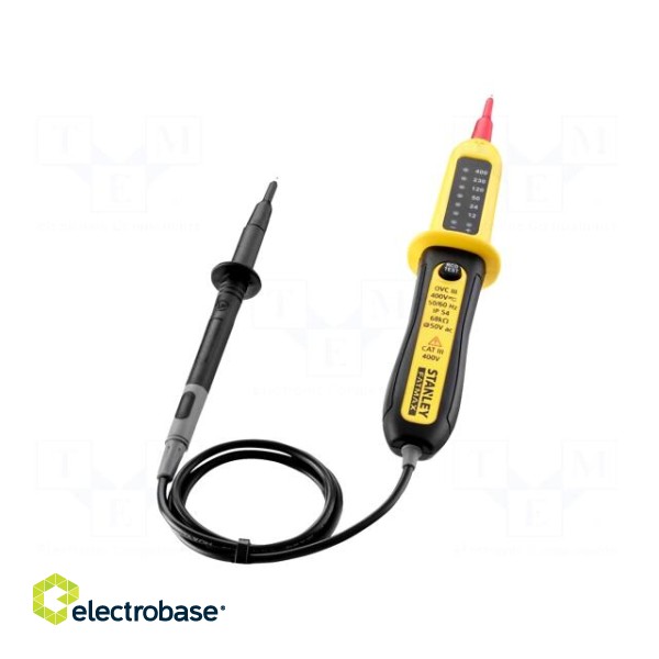 Tester: electrical | LEDs | VAC: 12V,24V,50V,120V,230V,400V | IP54