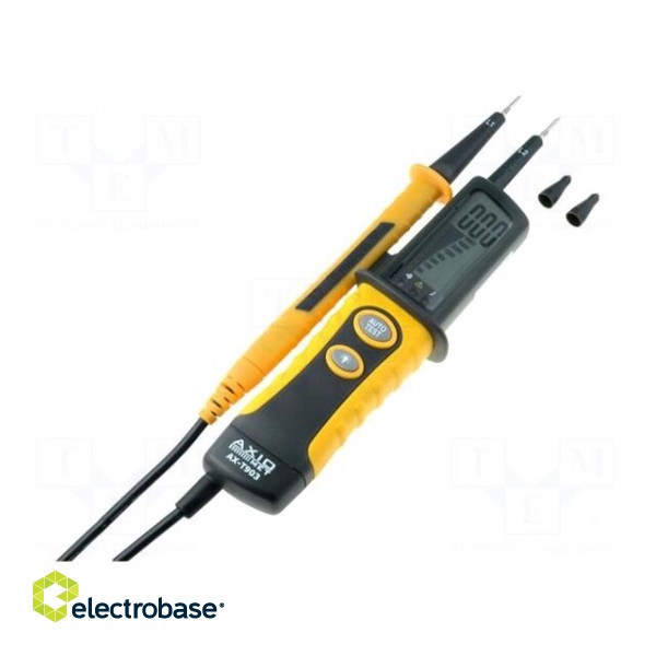 Tester: electrical | Sampling: 3x/s | IP64 | case,test leads фото 1