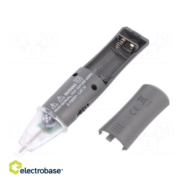 Tester: non-contact voltage detector | 5÷1000VAC image 2