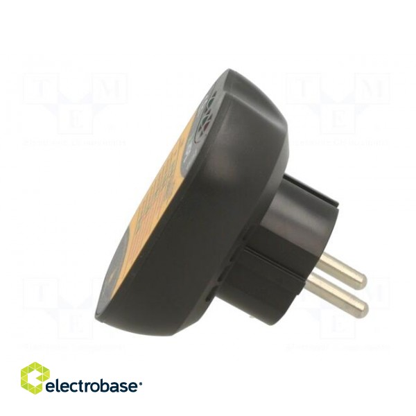 Tester: power socket | LEDs | 50÷60Hz | 230VAC | Plug: EU image 3