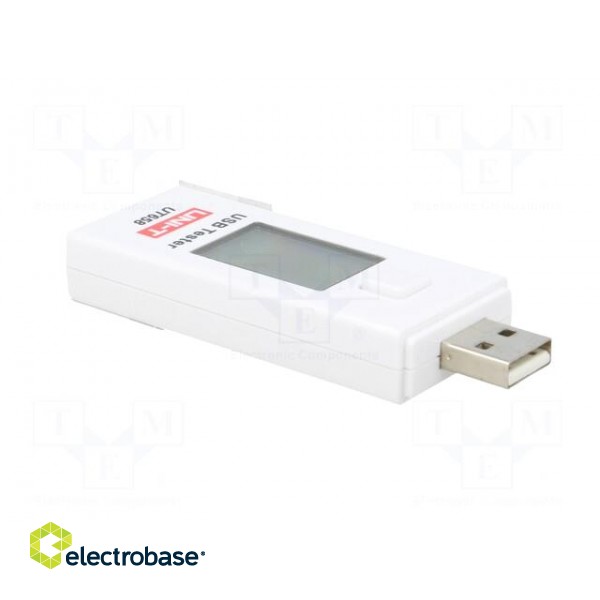 Tester: USB socket | LCD | VDC: 3÷9V | 10mVDC | 10mA | Range: 0÷9999mAh фото 8