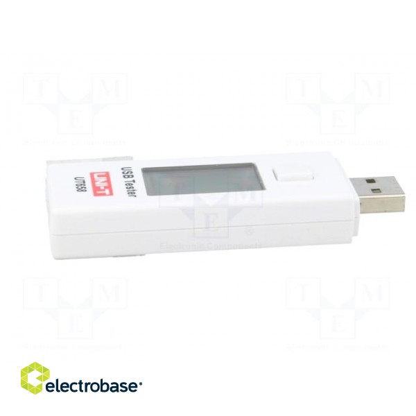 Tester: USB socket | LCD | VDC: 3÷9V | 10mVDC | 10mA | Range: 0÷9999mAh image 7