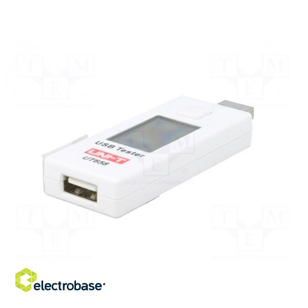 Tester: USB socket | LCD | VDC: 3÷9V | 10mVDC | 10mA | Range: 0÷9999mAh image 6