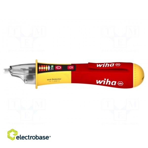 Tester: voltage indicator | 12÷1000VAC | 150mm | WIHA.45528