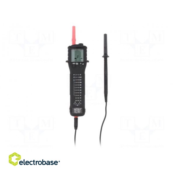 Tester: voltage indicator | LCD (1999),with a backlit | VAC: 1000V image 1