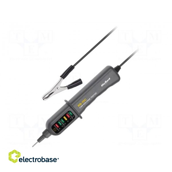 Tester: voltage indicator | LEDs | VDC: 12V | IP54 | 0.88m image 1
