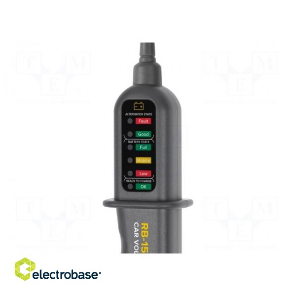 Tester: voltage indicator | LEDs | VDC: 12V | IP54 | 0.88m image 2