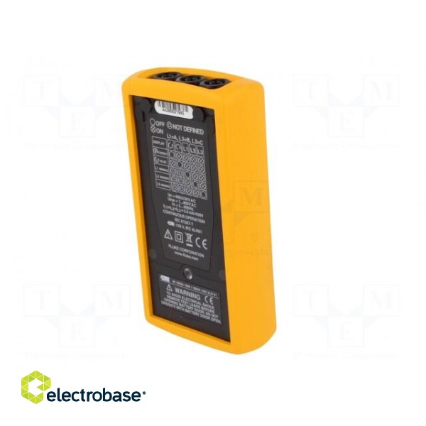 Tester: phase sequence | LED | 120÷400VAC | Freq: 2÷400Hz | IP40 image 7