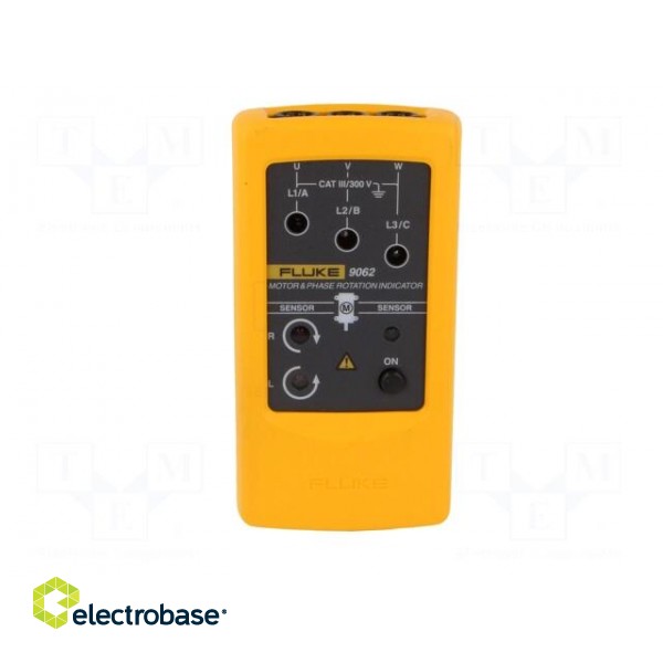 Tester: phase sequence | LED | 120÷400VAC | Freq: 2÷400Hz | IP40 image 2