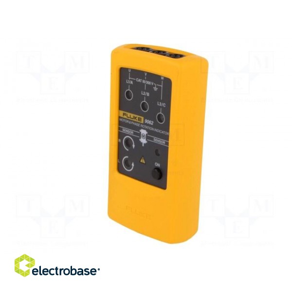 Tester: phase sequence | LED | 120÷400VAC | Freq: 2÷400Hz | IP40 image 3