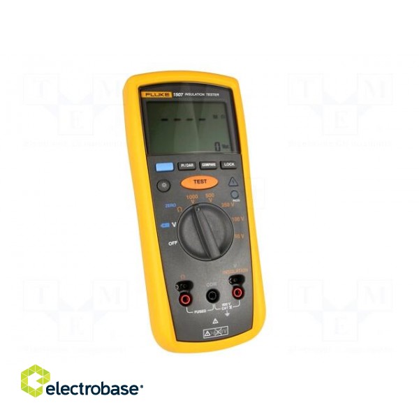 Meter: insulation resistance | LCD | VAC: 100mV÷600V | 50÷400Hz | IP40 image 10