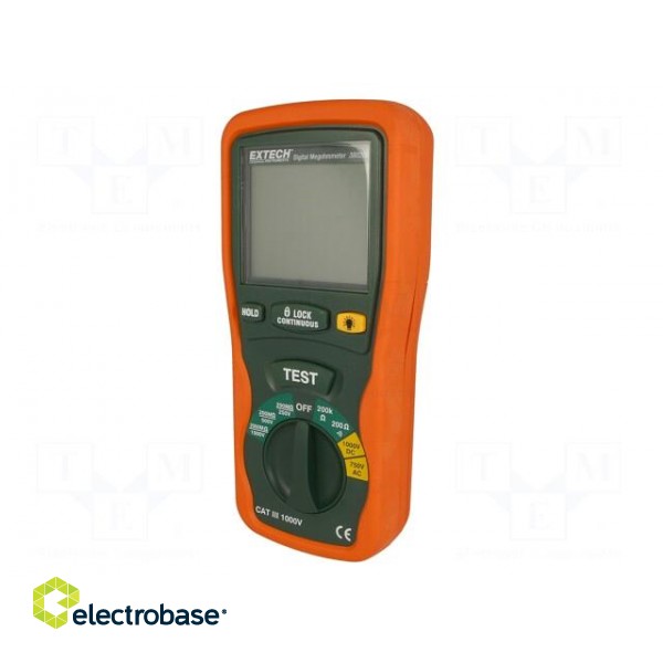 Meter: insulation resistance | LCD | Sampling: 2,5x/s | VAC: 1÷750V image 2