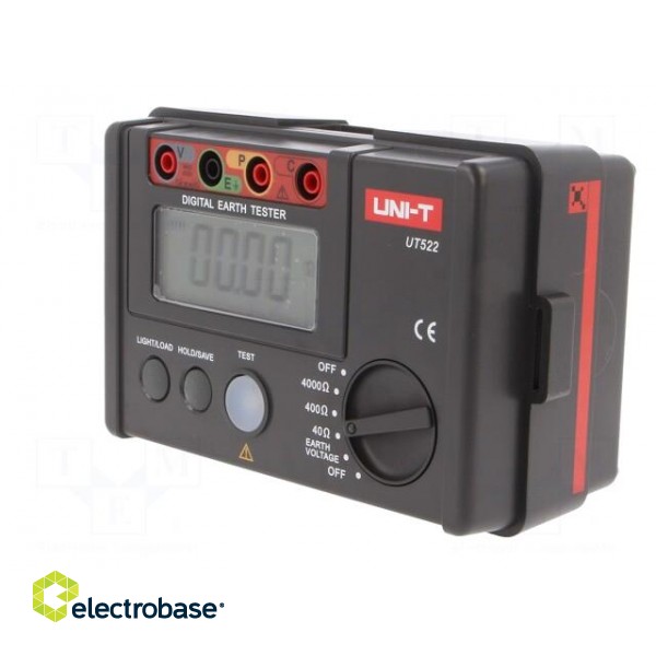 Meter: grounding resistance | LCD,with a backlit image 9