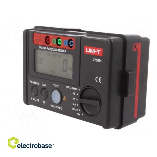 RCD tester | LCD,with a backlit | VAC: 30÷600V | f range: 45÷65Hz image 8