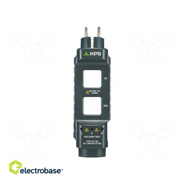 Adapter phase divider | Application: for clamp meters | 15A