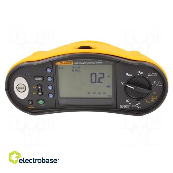 Meter: appliance meter | LCD | Earthing R range: 100mΩ÷200Ω,2kΩ image 4