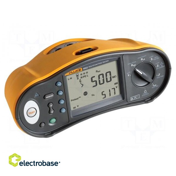 Meter: appliance meter | LCD | RCD test: general purpose | FLK-1660 image 1