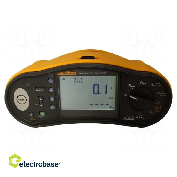 Meter: appliance meter | LCD | RCD test: general purpose | FLK-1660 image 5