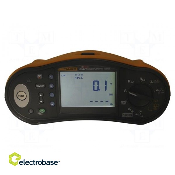 Meter: appliance meter | LCD,with a backlit | VAC: 0,1÷500V image 4