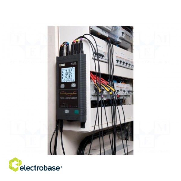 Meter: power logger | LCD | VAC: 10÷1000V | VDC: 10÷1000V | 100÷240VAC фото 2