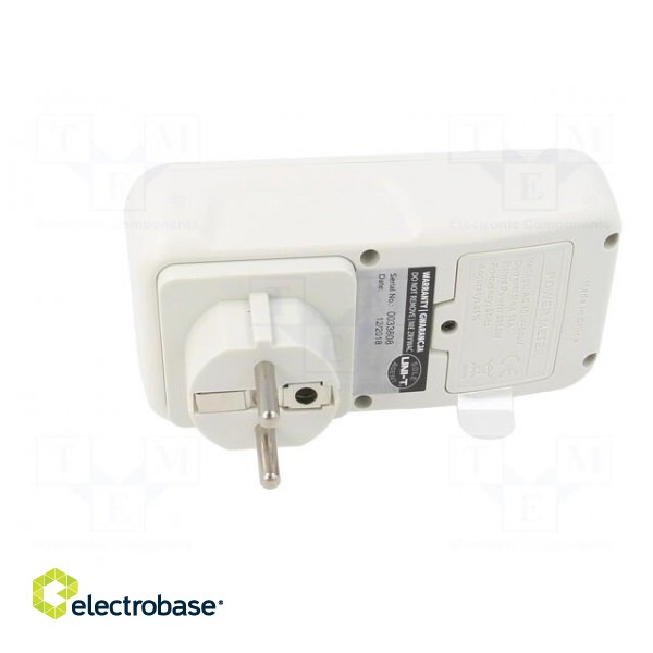 Electric energy meter | VAC: 100÷260V | 130x65x37mm | 3680W | Plug: EU image 5