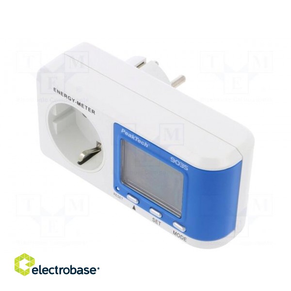 Electric energy meter | 16A | VAC: 200÷276V | Display: LED | 3.68kW image 1