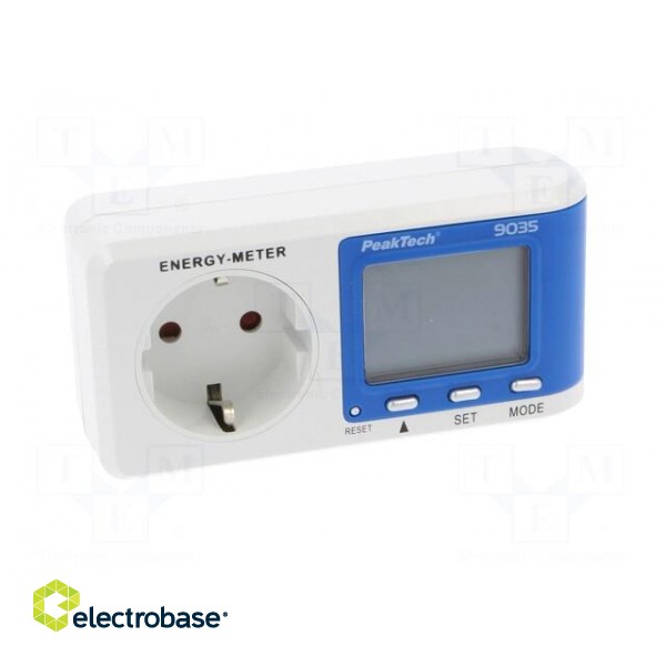 Electric energy meter | 16A | VAC: 200÷276V | Display: LED | 3.68kW paveikslėlis 10