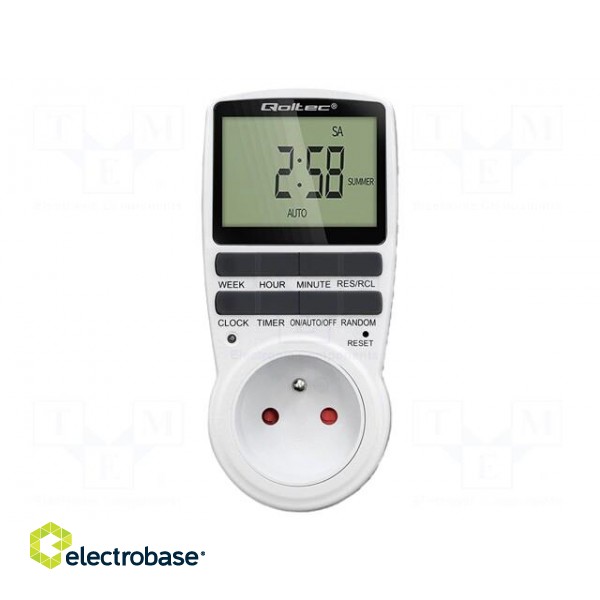 Programmable time switch | 16A | 135x60x75mm | 3.68kW | 50÷60Hz image 1