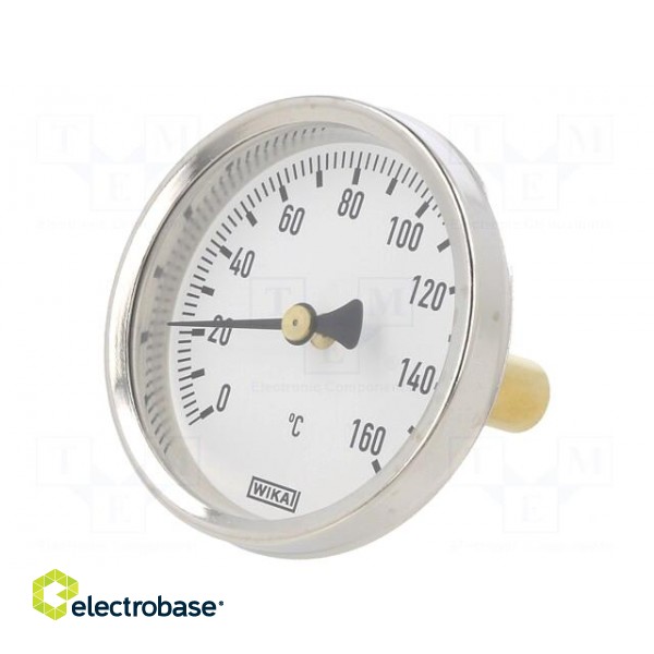 Meter: temperature | analogue,bimetal | 0÷160°C | Probe l: 40mm | A50 image 1
